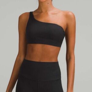 Lululemon Ribbed Nulu Asymmetrical Yoga Bra *Light Support, A/B Cup